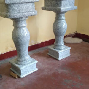 Carved Entrance Stone Pillars